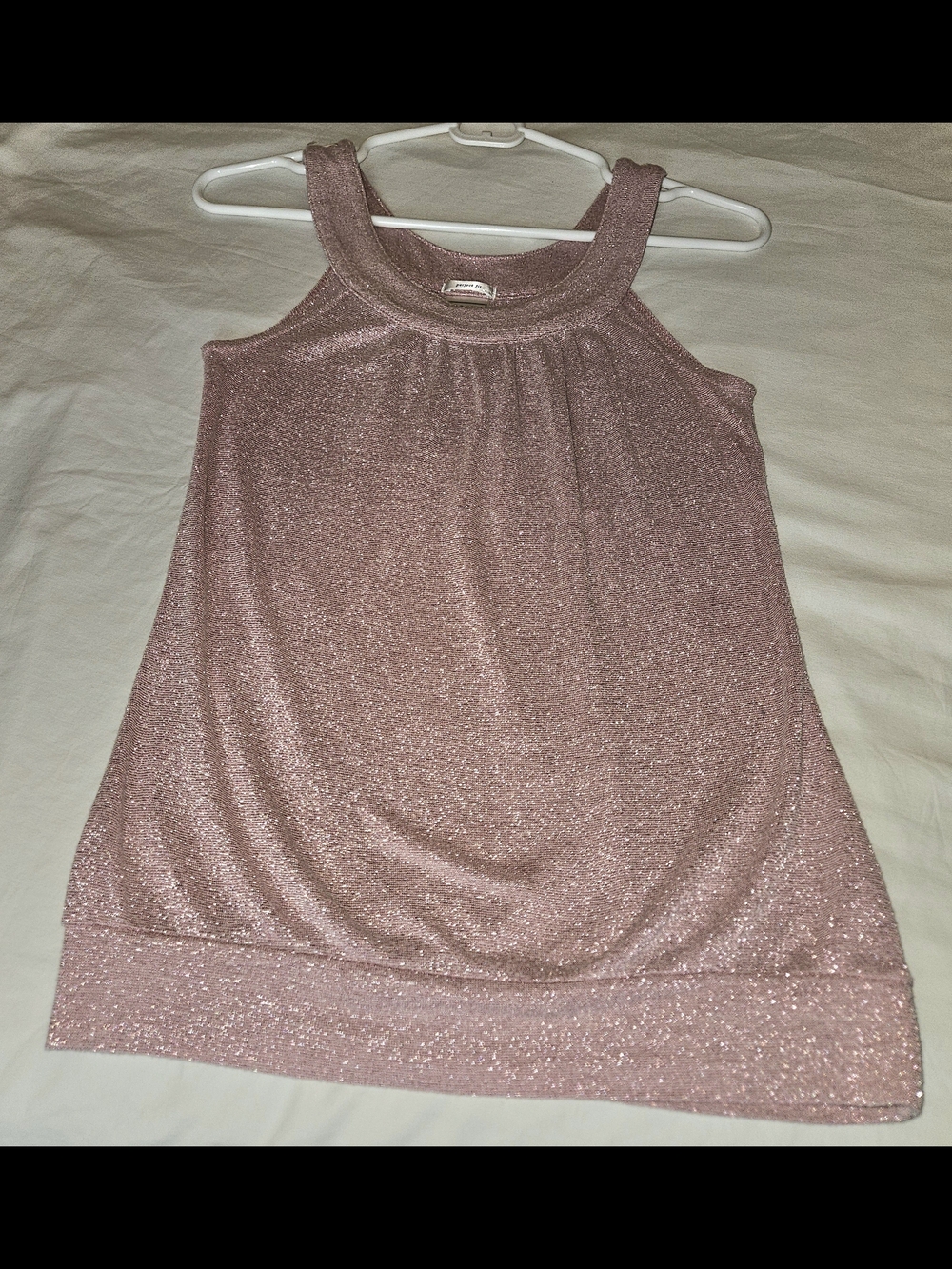 Old Navy Sparkle Halter Tank Top - Dusty Rose